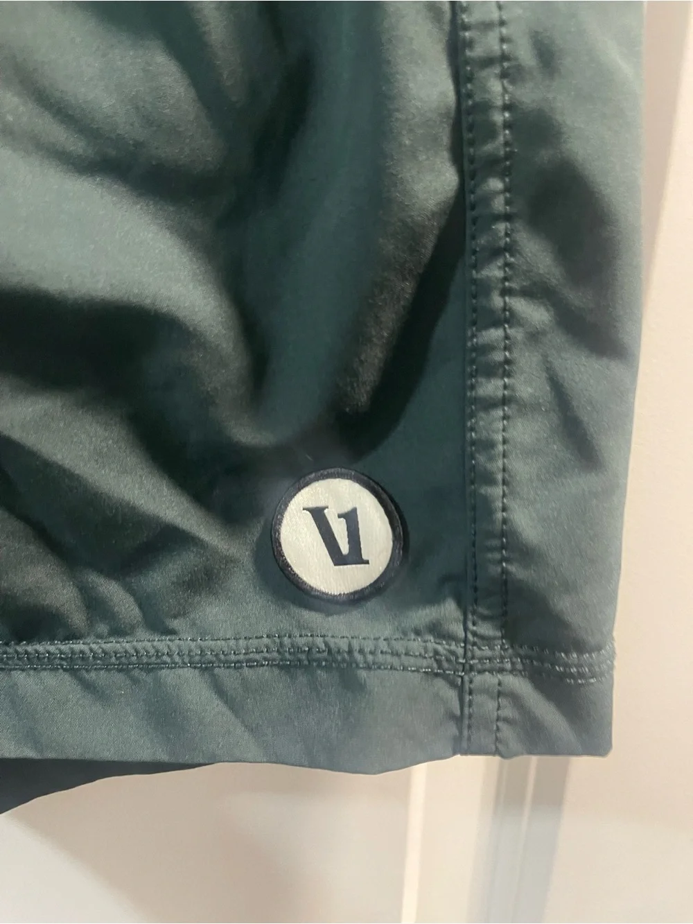 Vuori Forest Green Swim Trunks with Drawstring